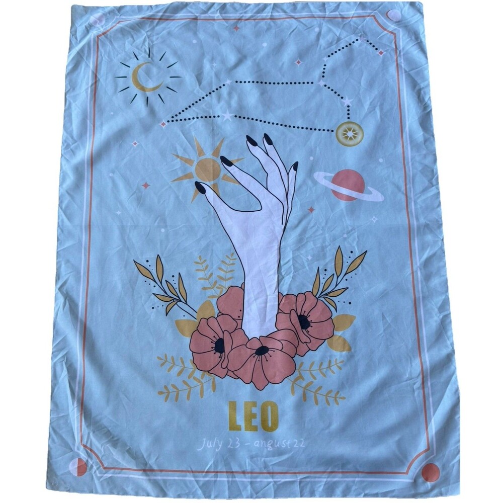 Zodiac Tapestry Tarot LEO Astrology Tapestries Constellation Wall Hanging
